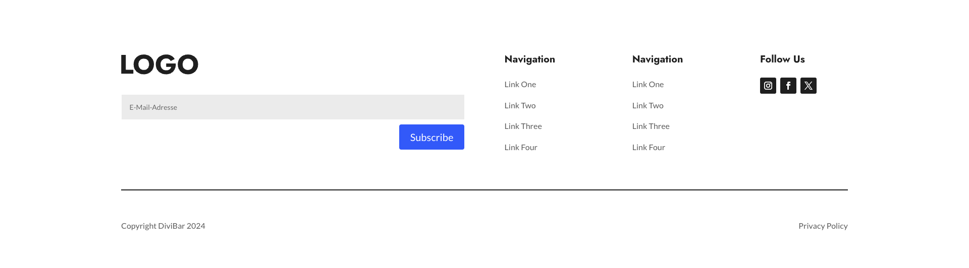 footer section 5
