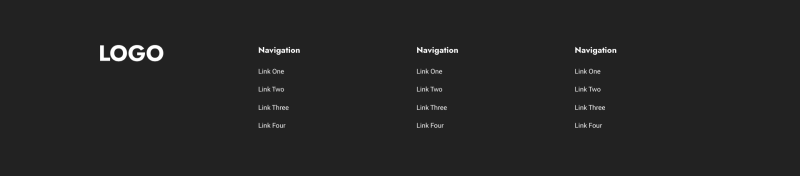Footer Section 1 Dark