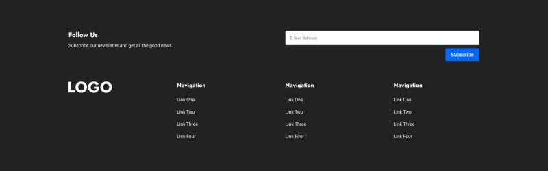 Footer Section 3 Dark