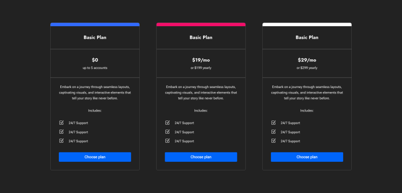 Pricing Section 9 Dark