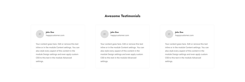 Testimonial Section 1
