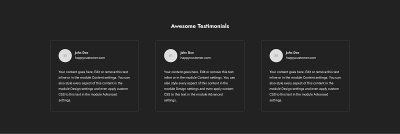 Testimonial Section 1 Dark