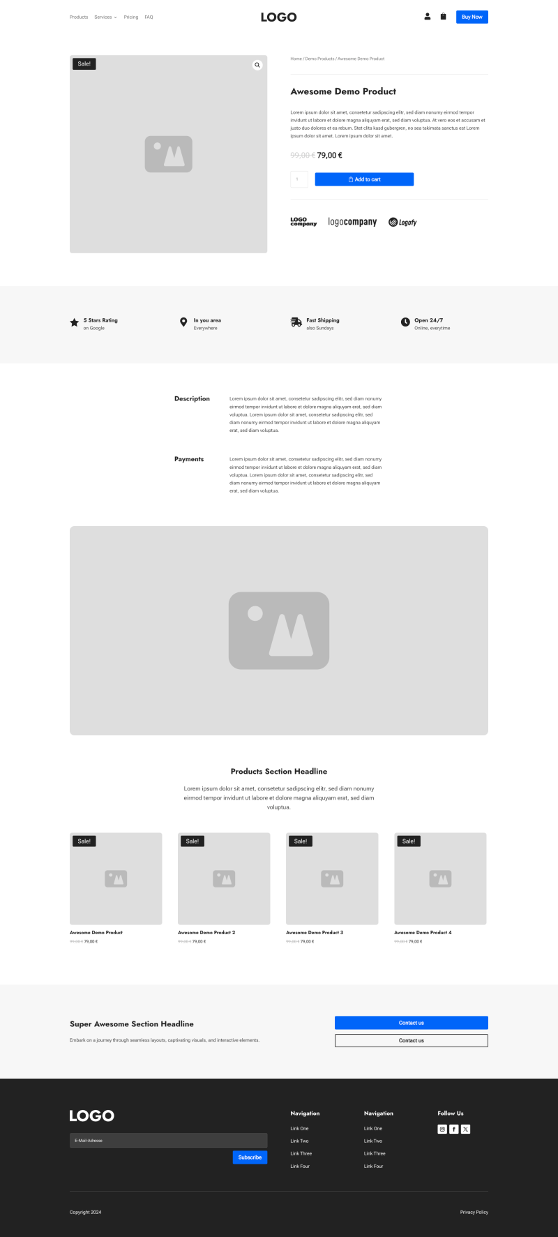 Product Page 1
